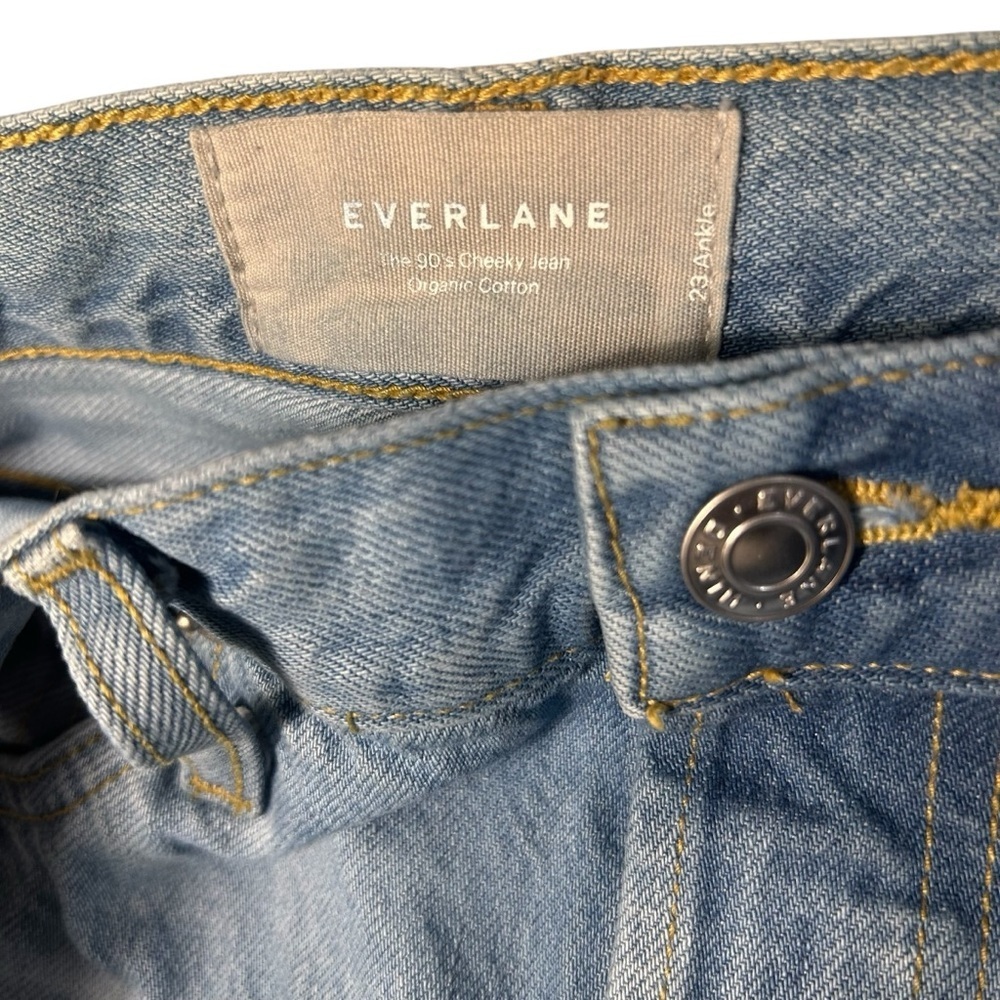 Everlane 90's Cheeky Straight Leg High Waist Ankle Jeans Sz 23 - Picture 8 of 11